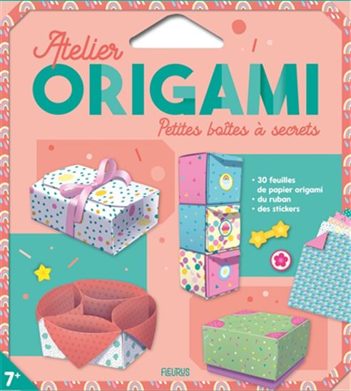 Atelier origami Petites boites à secrets
