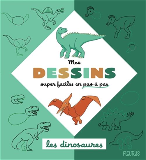 Les dinosaures Dessins super faciles en pas à pas