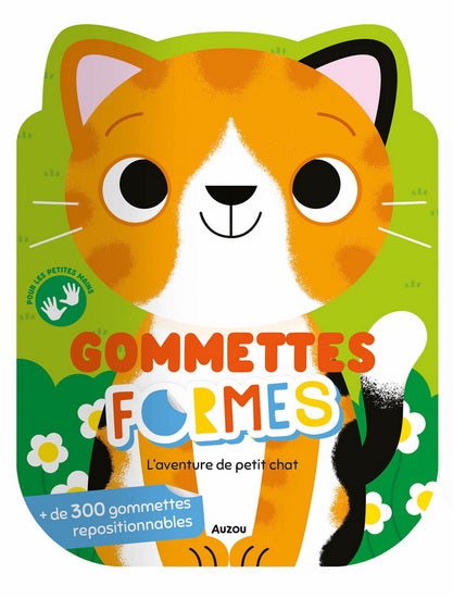 Formes Gommettes L'aventure du petit chat