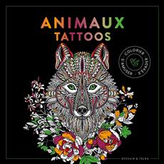 Animaux tattoos Coloriages noirs