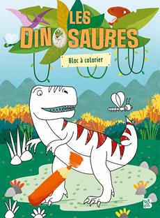 Les dinosaures Bloc à colorier