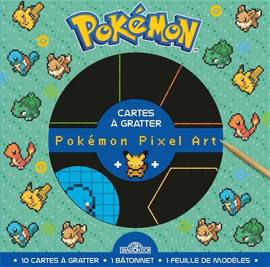 Pokémon Cartes à gratter Pixel art