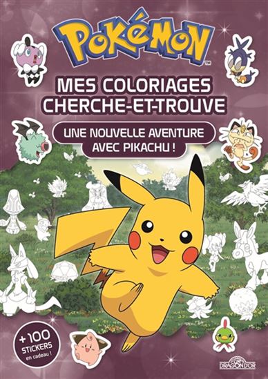Pokémon Mes coloriages cherche et trouve