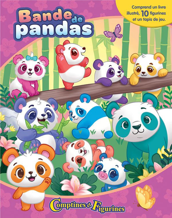 Bande de pandas Comptines et figurines