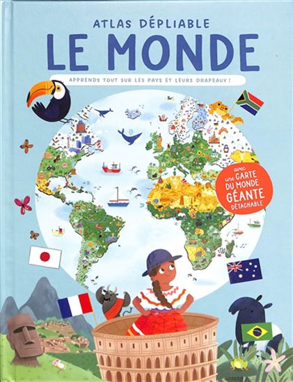 Mon atlas dépliant Le monde