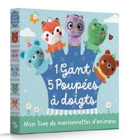 Coffret Mon livre de marionnettes d'animaux