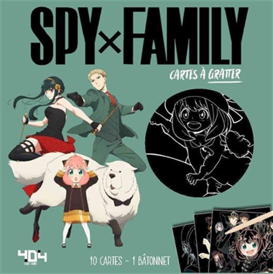 Spy x Family Cartes à gratter