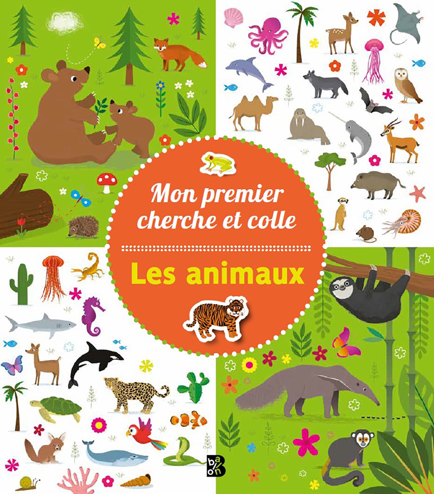 Les animaux Mon premier cherche et colle