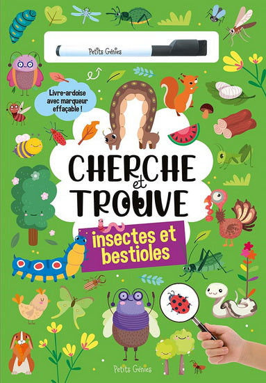 Insectes et bestioles Cherche et trouve effaçable